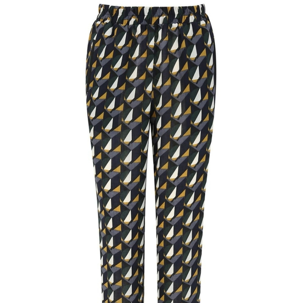 FRNCH Abstract Printed Pants